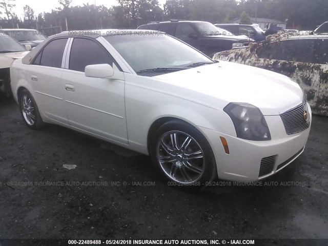 1G6DM57N830117871 - 2003 CADILLAC CTS WHITE photo 1