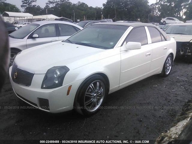 1G6DM57N830117871 - 2003 CADILLAC CTS WHITE photo 2