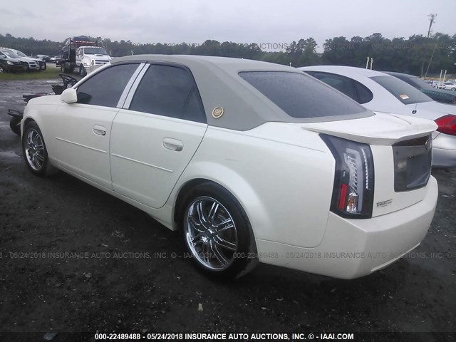 1G6DM57N830117871 - 2003 CADILLAC CTS WHITE photo 3