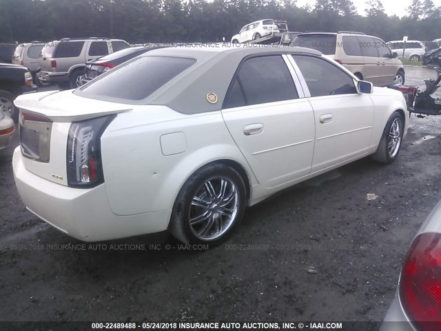 1G6DM57N830117871 - 2003 CADILLAC CTS WHITE photo 4