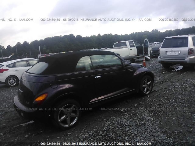 3C3AY75S85T347834 - 2005 CHRYSLER PT CRUISER GT PURPLE photo 4