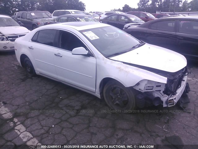 1G1ZC5EU5CF310663 - 2012 CHEVROLET MALIBU 1LT WHITE photo 1