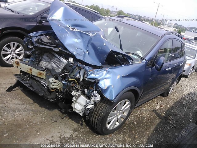 4S4WX90D984416562 - 2008 SUBARU TRIBECA LIMITED BLUE photo 2