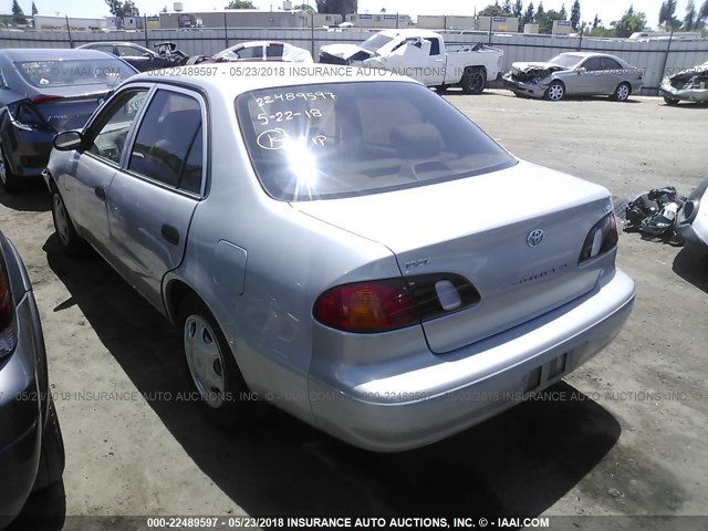 1NXBR12E4XZ148986 - 1999 TOYOTA COROLLA VE/CE/LE 银色 照片 3