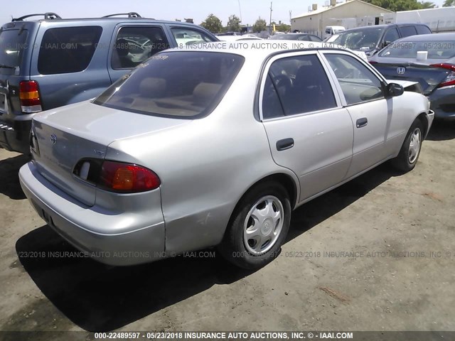1NXBR12E4XZ148986 - 1999 TOYOTA COROLLA VE/CE/LE 银色 照片 4
