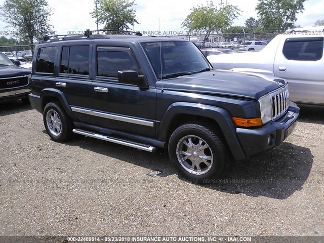 1J8HH48K16C314166 - 2006 JEEP COMMANDER ლურჯი ფოტო 1
