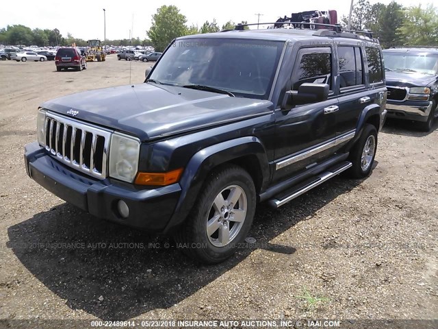 1J8HH48K16C314166 - 2006 JEEP COMMANDER ლურჯი ფოტო 2