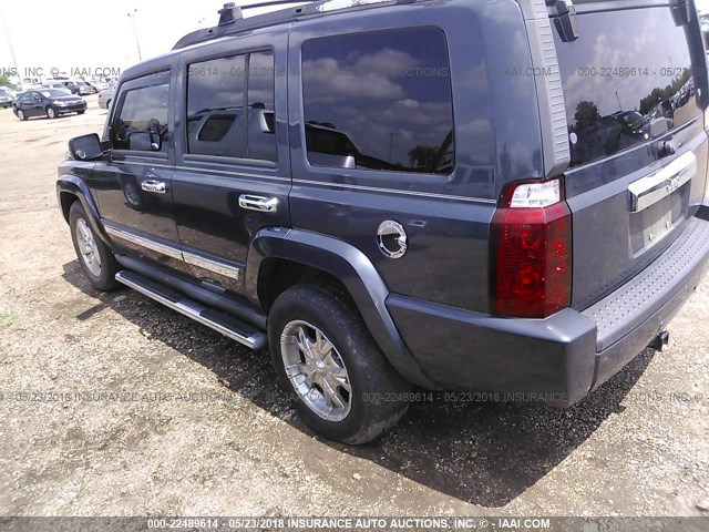 1J8HH48K16C314166 - 2006 JEEP COMMANDER ლურჯი ფოტო 3