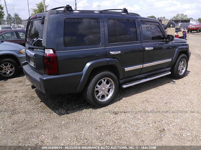 1J8HH48K16C314166 - 2006 JEEP COMMANDER ლურჯი ფოტო 4