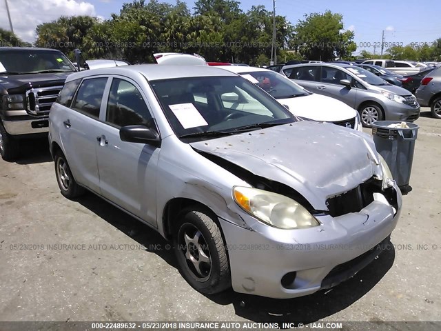 2T1KR32E07C660774 - 2007 TOYOTA COROLLA MATRIX XR SILVER photo 1