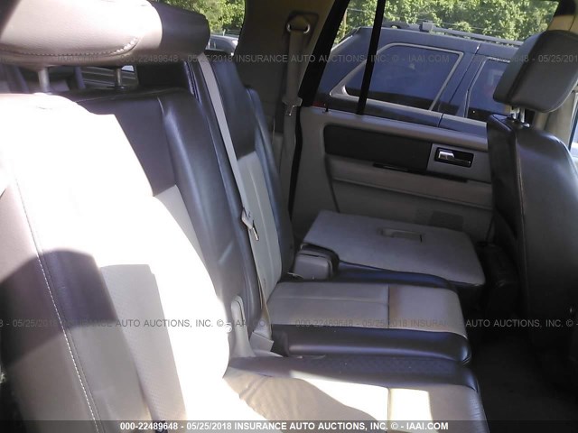 1FMFK18527LA10446 - 2007 FORD EXPEDITION EL EDDIE BAUER BURGUNDY photo 8