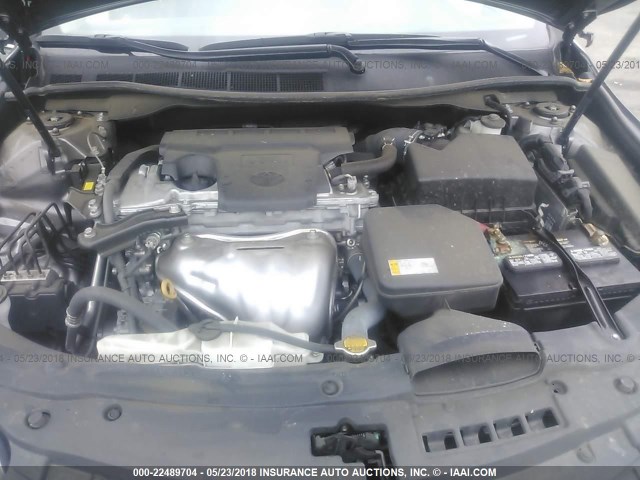 4T1BF1FK3FU095611 - 2015 TOYOTA CAMRY LE/XLE/SE/XSE GRAY photo 10