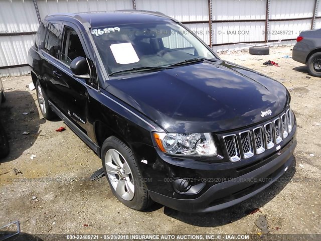 1J4NT1FA4BD226793 - 2011 JEEP COMPASS SPORT BLACK photo 1