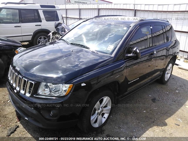 1J4NT1FA4BD226793 - 2011 JEEP COMPASS SPORT BLACK photo 6