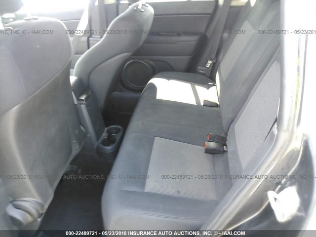 1J4NT1FA4BD226793 - 2011 JEEP COMPASS SPORT BLACK photo 8