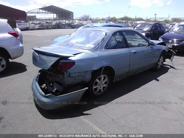 19UYA2254WL013928 - 1998 ACURA 3.0CL Light Blue photo 4