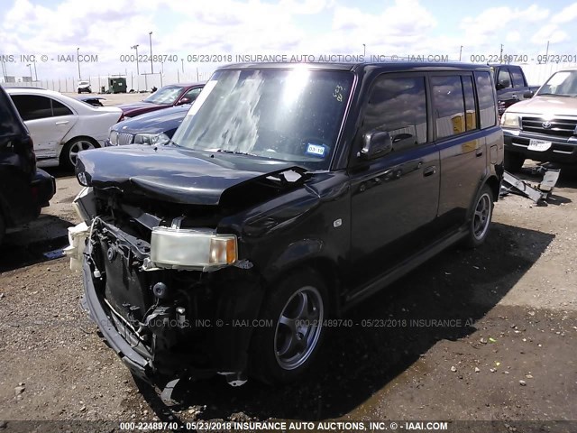 JTLKT324564115068 - 2006 TOYOTA SCION XB შავი ფოტო 2