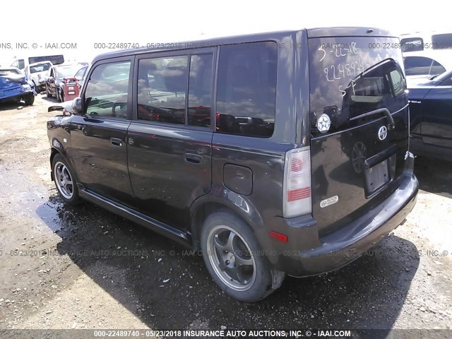 JTLKT324564115068 - 2006 TOYOTA SCION XB შავი ფოტო 3