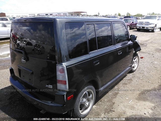 JTLKT324564115068 - 2006 TOYOTA SCION XB შავი ფოტო 4