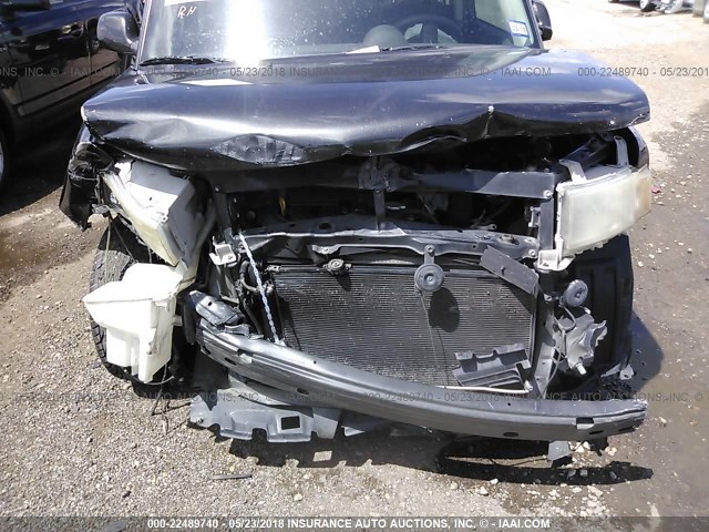 JTLKT324564115068 - 2006 TOYOTA SCION XB შავი ფოტო 6