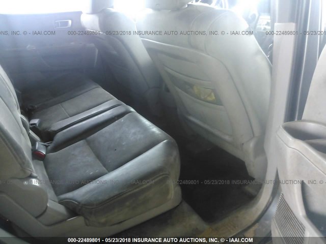 5FNYF3H25AB022491 - 2010 HONDA PILOT LX GRAY photo 8