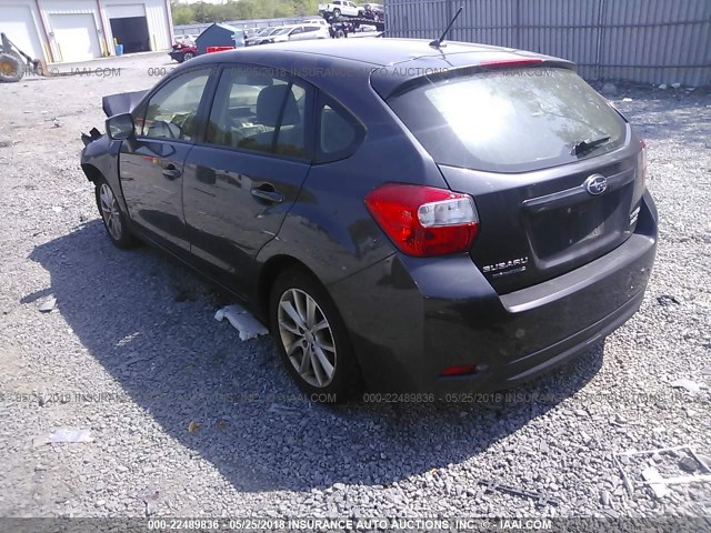 JF1GPAC63D2879638 - 2013 SUBARU IMPREZA PREMIUM GRAY photo 3