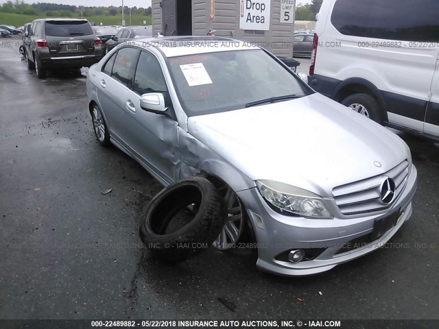 WDDGF81X78F064798 - 2008 MERCEDES-BENZ C 300 4MATIC SILVER photo 1