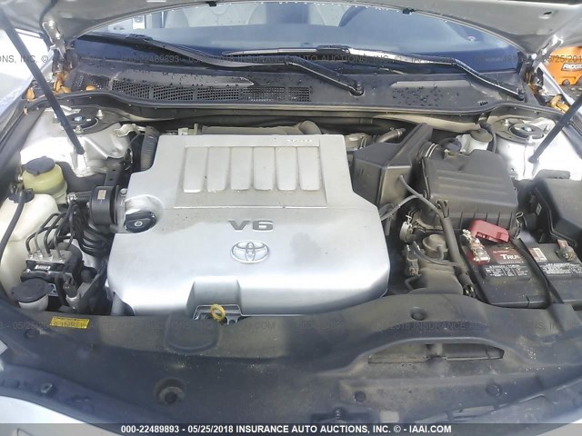 4T1BK3EK5BU611017 - 2011 TOYOTA CAMRY SE/LE/XLE 银色 照片 10