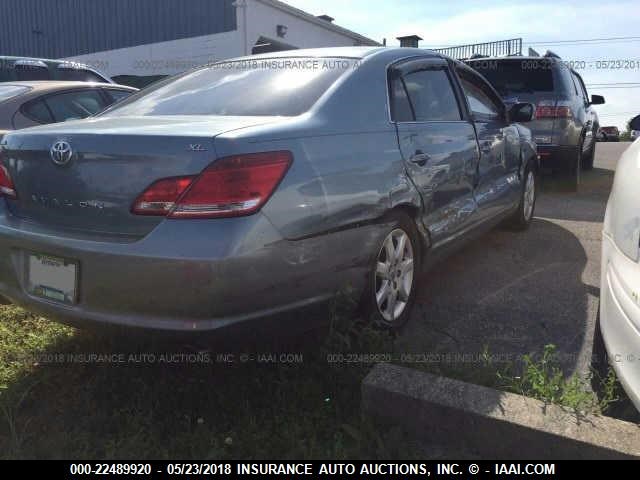 4T1BK36B66U160684 - 2006 TOYOTA AVALON XL/XLS/TOURING/LIMITED BLUE photo 4