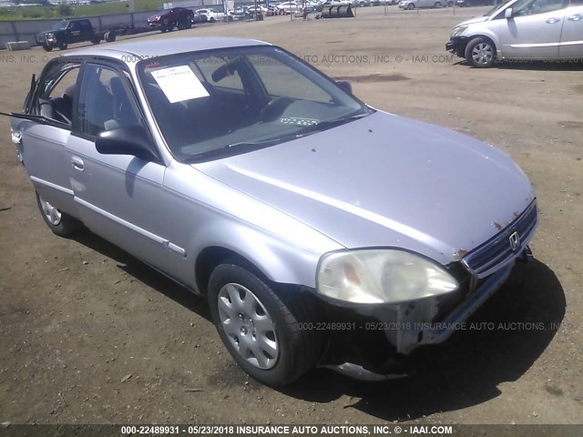 2HGEJ6617YH580605 - 2000 HONDA CIVIC SE SILVER photo 1