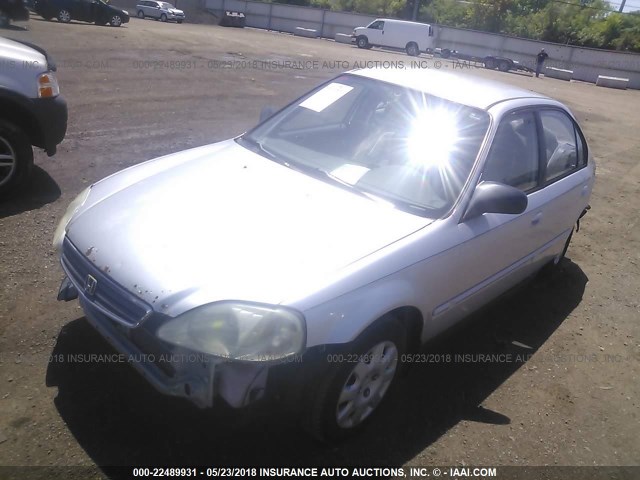 2HGEJ6617YH580605 - 2000 HONDA CIVIC SE SILVER photo 2