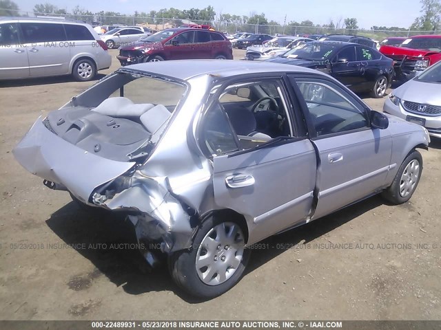 2HGEJ6617YH580605 - 2000 HONDA CIVIC SE SILVER photo 4