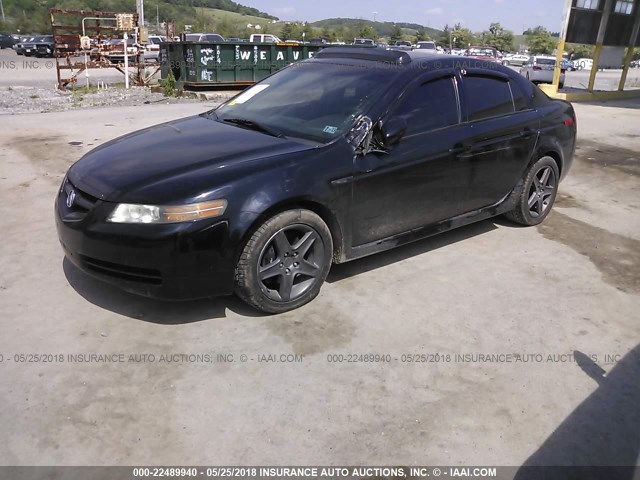 19UUA65684A063976 - 2004 ACURA TL BLACK photo 2