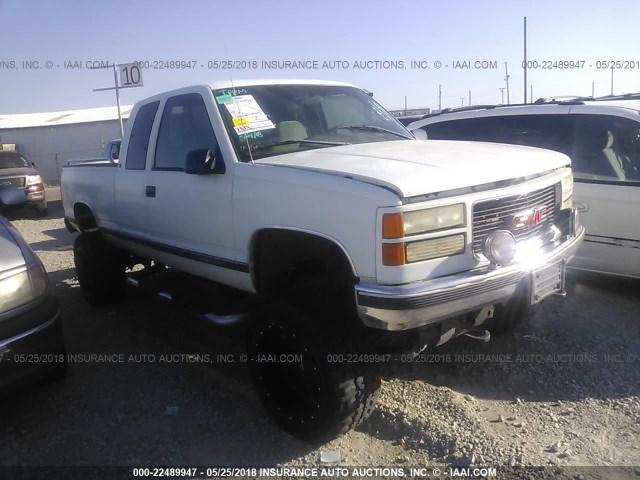 2GTEK19K6S1525095 - 1995 GMC SIERRA K1500 WHITE photo 1