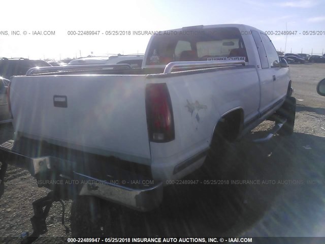 2GTEK19K6S1525095 - 1995 GMC SIERRA K1500 WHITE photo 4