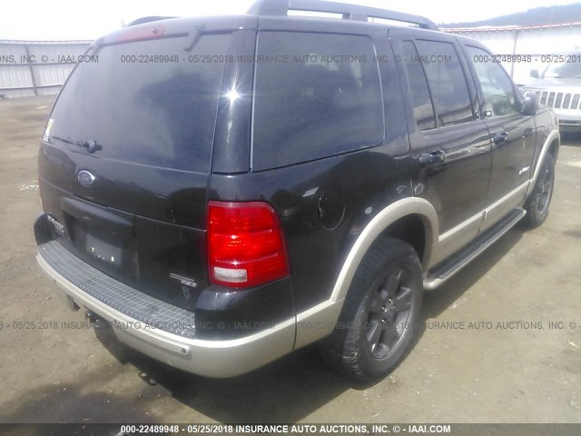 1FMZU74W35UA89187 - 2005 FORD EXPLORER EDDIE BAUER BLACK photo 4