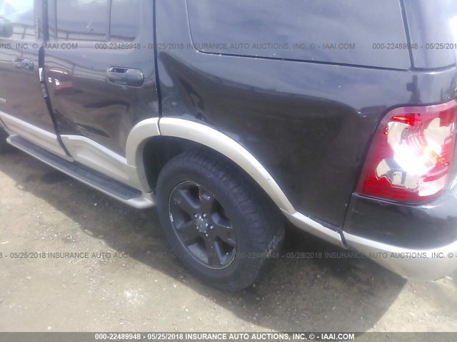 1FMZU74W35UA89187 - 2005 FORD EXPLORER EDDIE BAUER BLACK photo 6