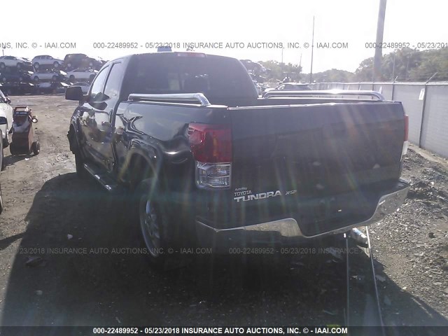 5TFRY5F10AX090031 - 2010 TOYOTA TUNDRA DOUBLE CAB SR5 BLACK photo 3