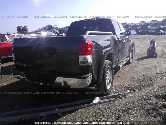 5TFRY5F10AX090031 - 2010 TOYOTA TUNDRA DOUBLE CAB SR5 BLACK photo 4