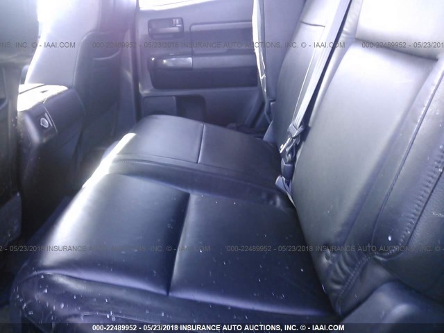 5TFRY5F10AX090031 - 2010 TOYOTA TUNDRA DOUBLE CAB SR5 BLACK photo 8