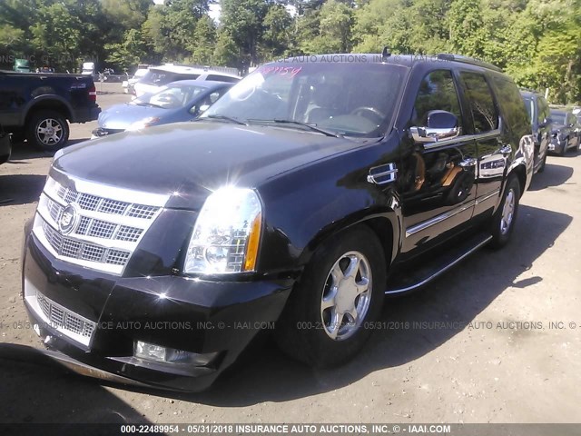 1GYFK63898R135956 - 2008 CADILLAC ESCALADE LUXURY BLACK photo 2