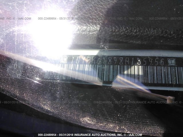 1GYFK63898R135956 - 2008 CADILLAC ESCALADE LUXURY Qara foto 9