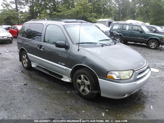 4N2ZN16TX2D818165 - 2002 NISSAN QUEST SE GRAY photo 1