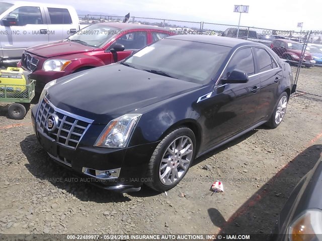 1G6DK5E35C0106849 - 2012 CADILLAC CTS PERFORMANCE COLLECTION BLACK photo 2