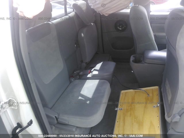 5TFTX4CN6BX009691 - 2011 TOYOTA TACOMA ACCESS CAB Weiß Foto 8
