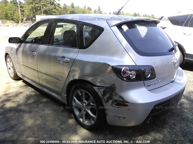 JM1BK344271749971 - 2007 MAZDA 3 HATCHBACK SILVER photo 6