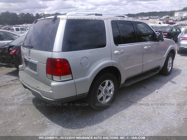5LMEU68H85ZJ16484 - 2005 LINCOLN AVIATOR 银色 照片 4