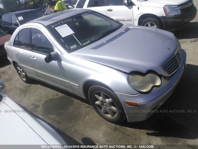 WDBRF64J41F067435 - 2001 MERCEDES-BENZ C 320 SILVER photo 1