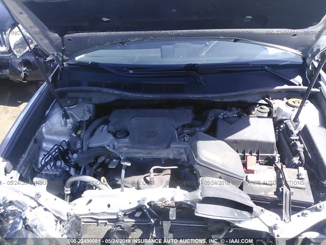 4T1BF1FK1DU651539 - 2013 TOYOTA CAMRY L/SE/LE/XLE 银色 照片 10