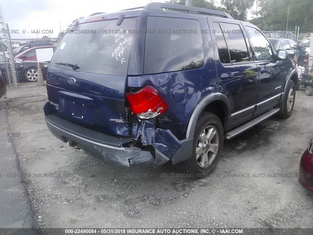 1FMZU73K05UB79329 - 2005 FORD EXPLORER XLT/XLT SPORT/NBX 深蓝色 照片 4